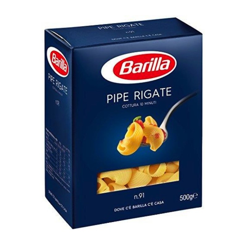 Barilla Pipette Rigate Pâtes (500g) – Italian Gourmet FR
