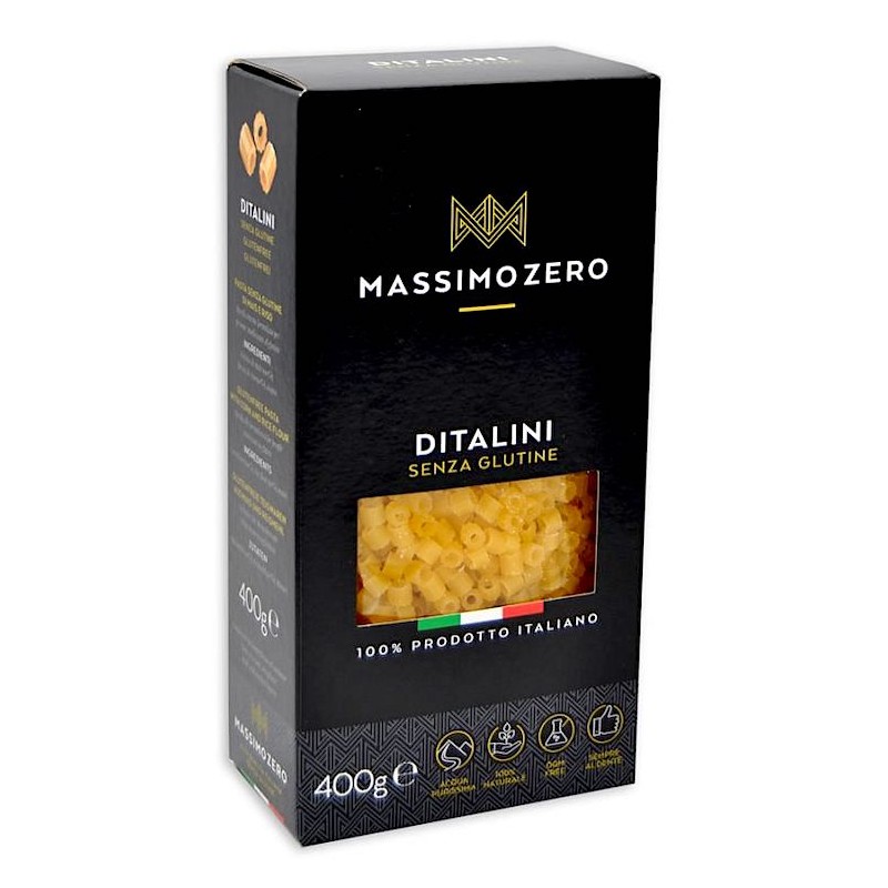 Massimo Zero Pasta Ditalini Senza Glutine 400 g | Categoria PASTA SENZA  GLUTINE